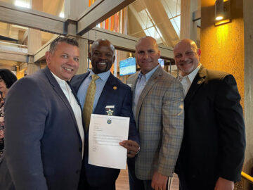 With Sheriff Gregory Tony sm